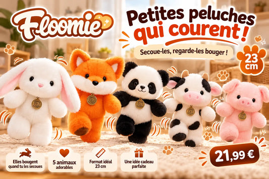 Petite peluche qui bouge : pourquoi les enfants les adorent ? 🧸 Floomie