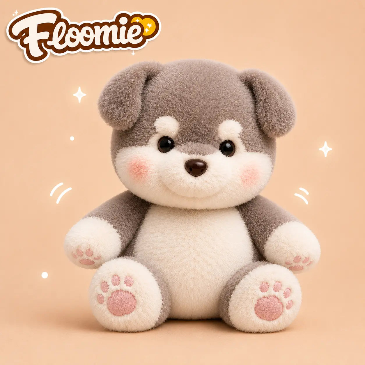 Peluche chien qui court | Floomie® Floomie