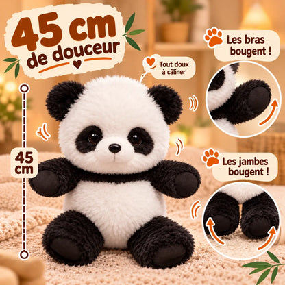 La peluche panda qui court quand on l’agite | Floomie® Floomie