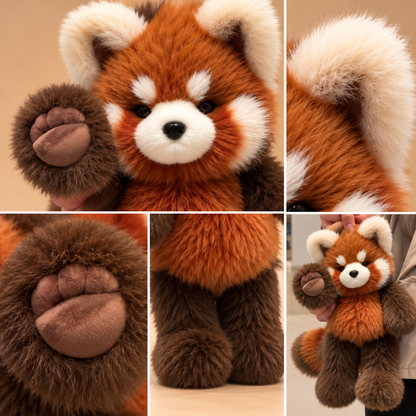 Peluche panda roux qui court | Floomie® Floomie
