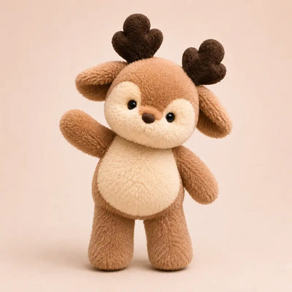 Peluche cerf qui court quand on l'agite | Floomie® Floomie