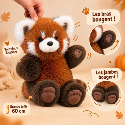 Roxy™ – La peluche panda roux qui rourt Floomie