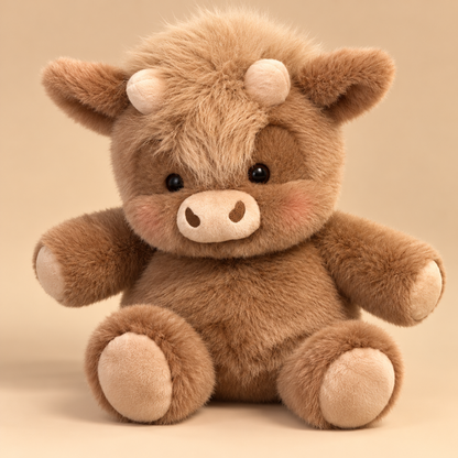 Peluche vache Highland qui court | Floomie® Floomie
