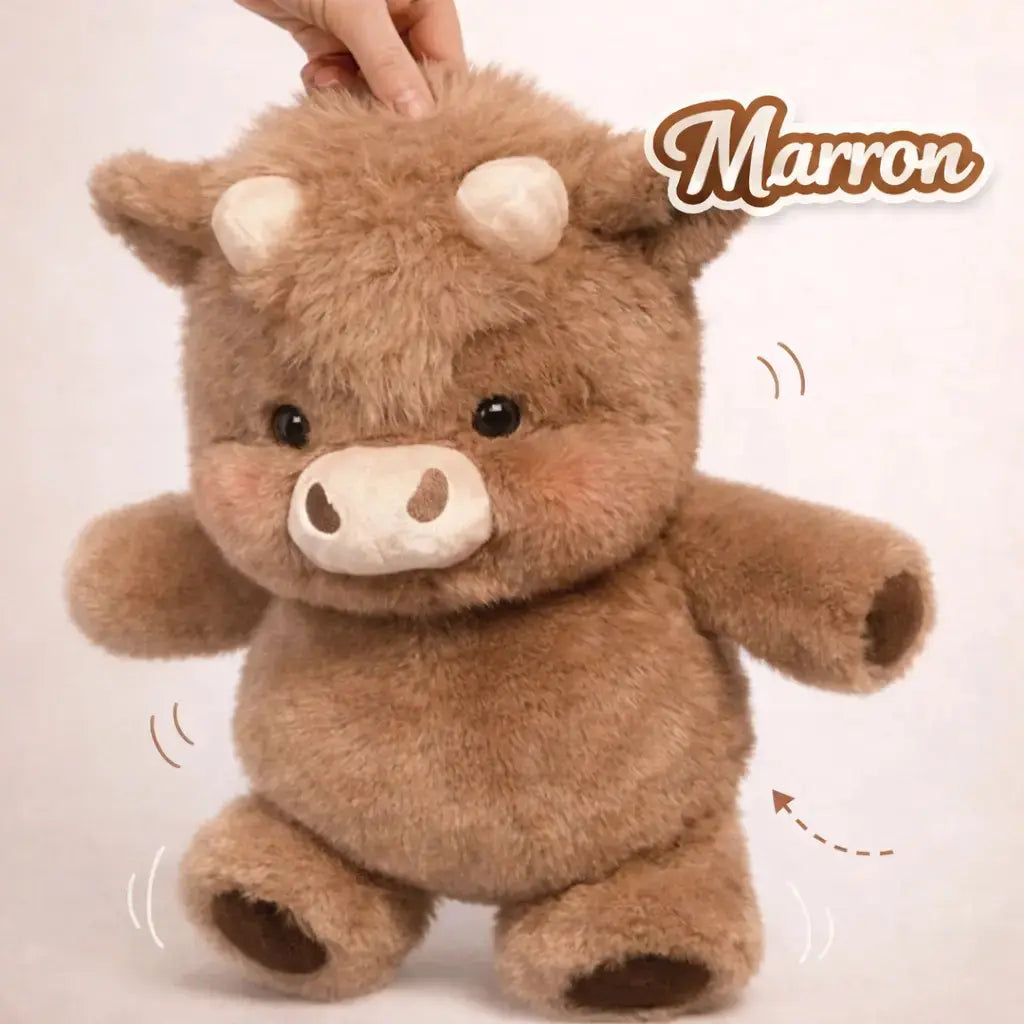 La peluche vache qui court quand on l’agite | Floomie® Floomie