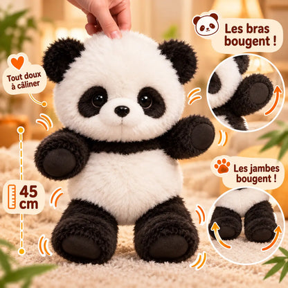 La peluche panda qui court quand on l’agite | Floomie® Floomie